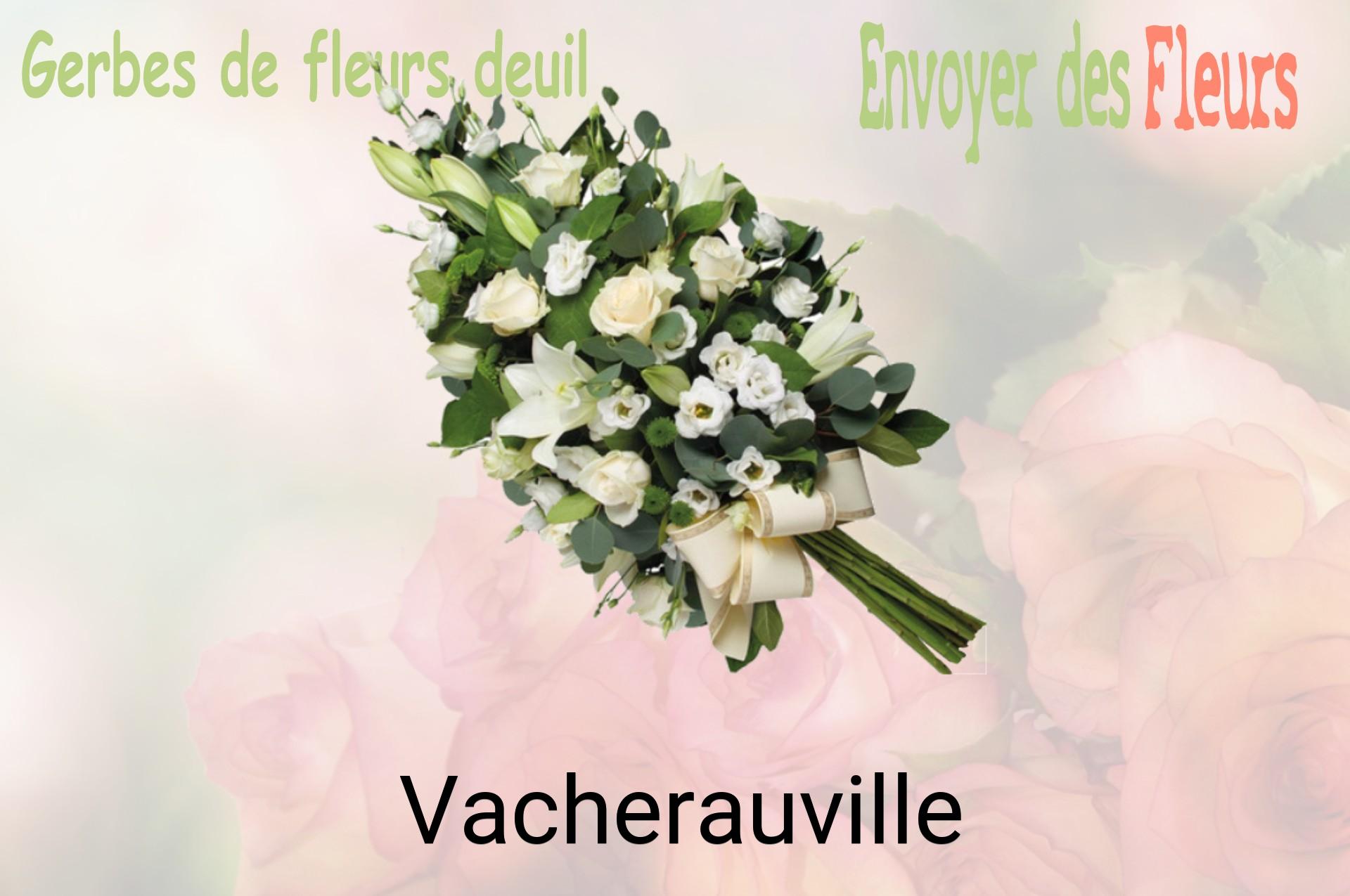 Gerbe de fleurs de deuil livrée à Vacherauville